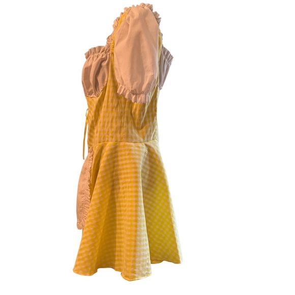 Golidilocks
Leg Avenue Yellow and White Gingham Dress barmaid maid St Pauli girl - Picture 4 of 11